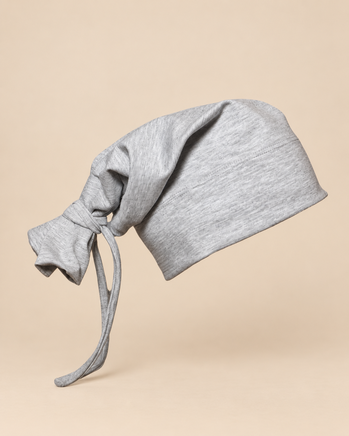 Varsity Issue Tie-Knot Beanie "Heather Grey"
