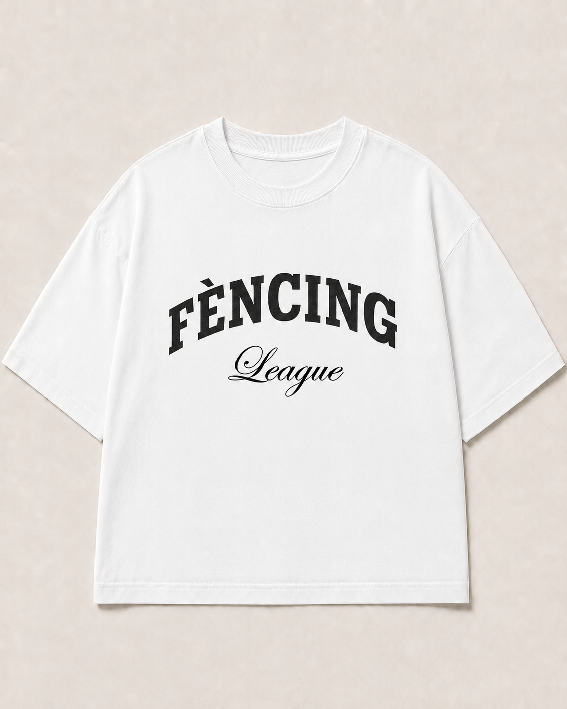 En Garde Society Fencing League Tee — White