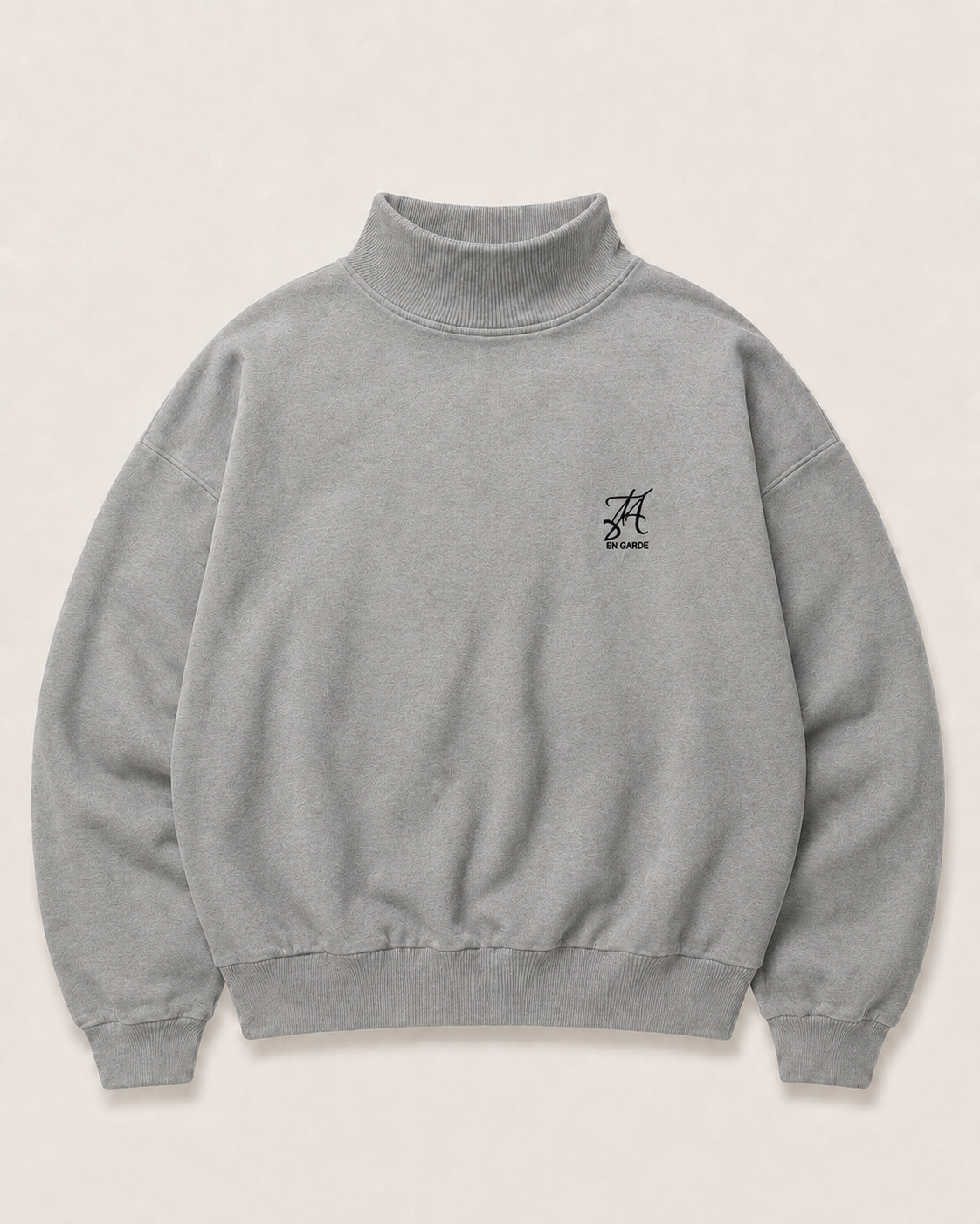 Varsity Issue Mock Neck - "Grey"