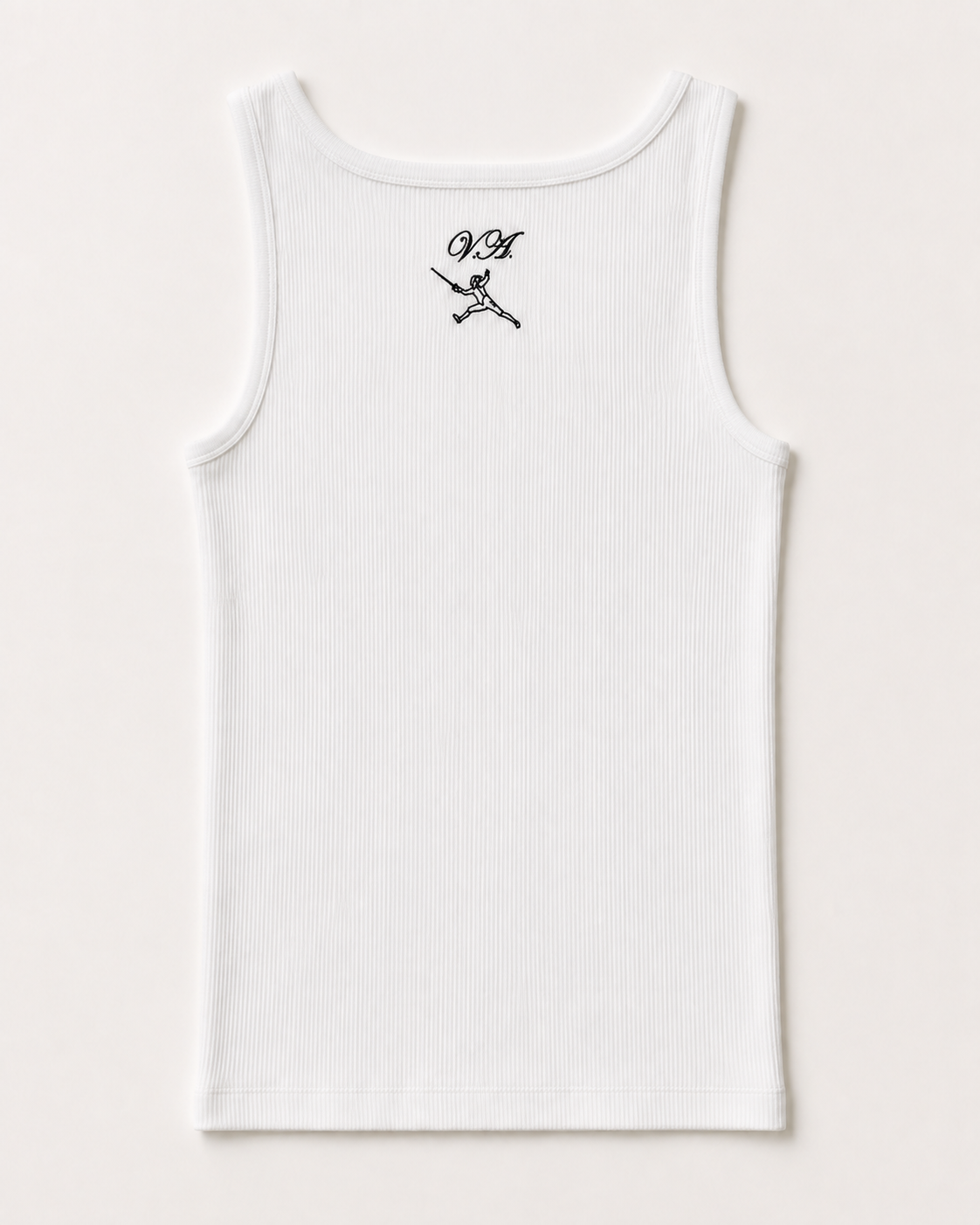 Thrice Logo Square Collar Tank - "White"