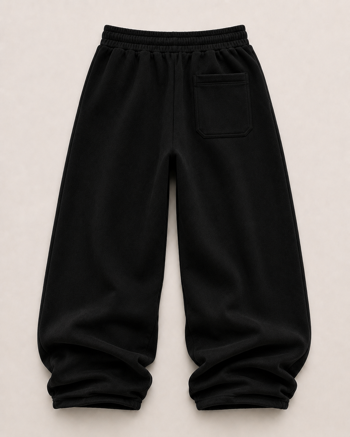 Varsity Issue Wide-Leg Sweatpant - "Black"