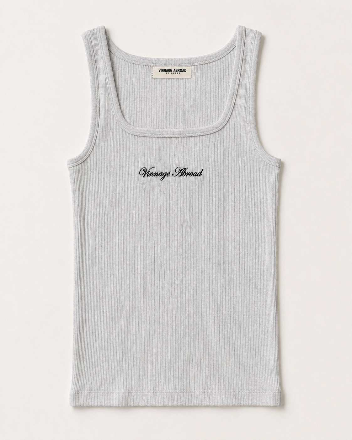 Thrice Logo Square Collar Tank - "Grey"