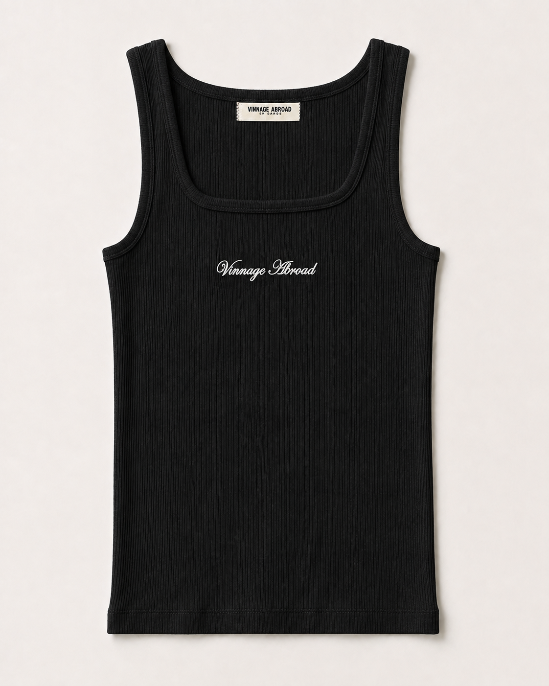 Thrice Logo Square Collar Tank - "Black"