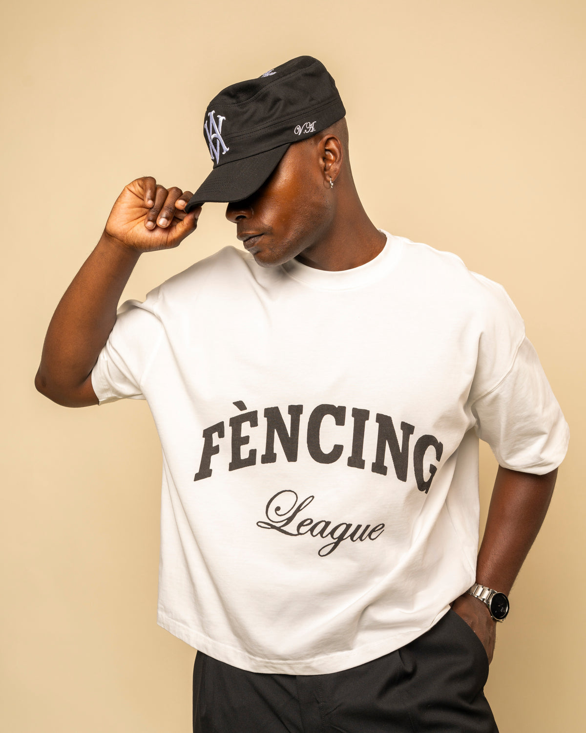 En Garde Society Fencing League Tee — White-8