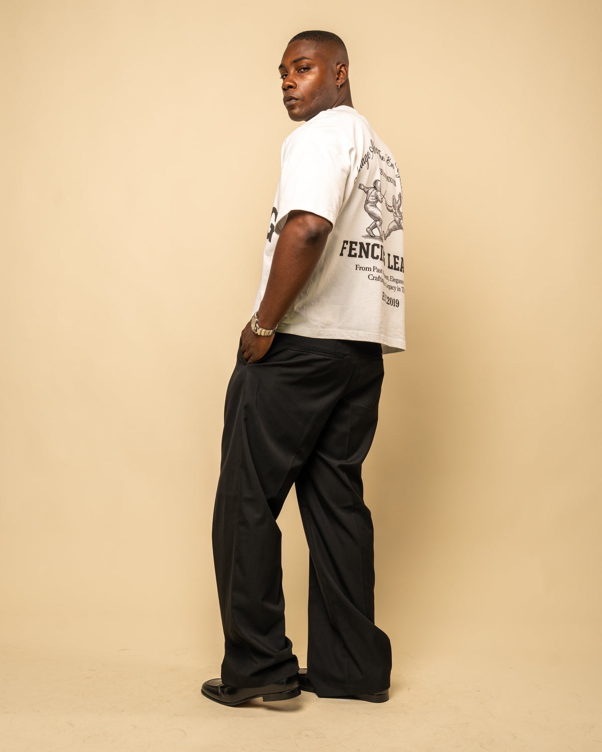En Garde Society Fencing League Tee — White-4