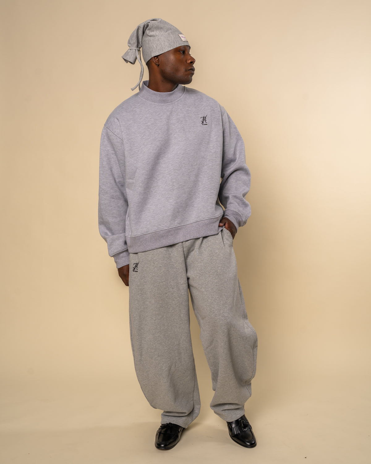 Varsity Issue Mock Neck - "Grey"