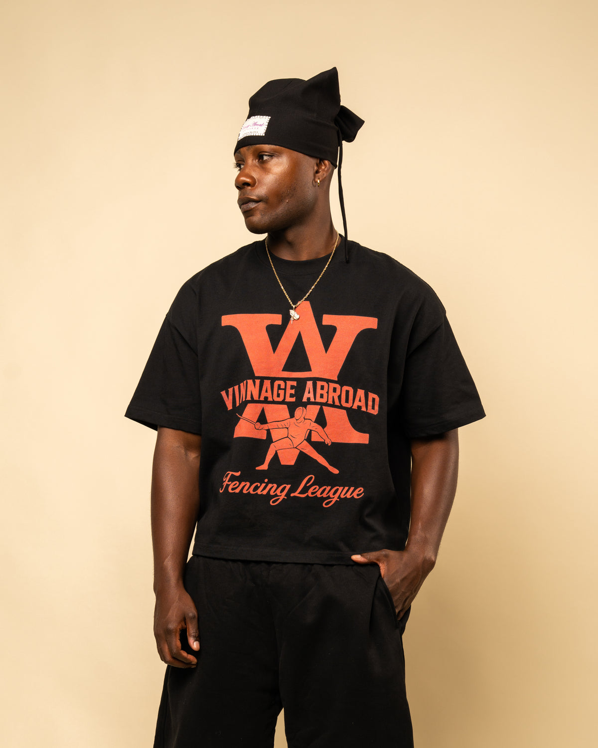 1968 Varsity Tee "Black"-3