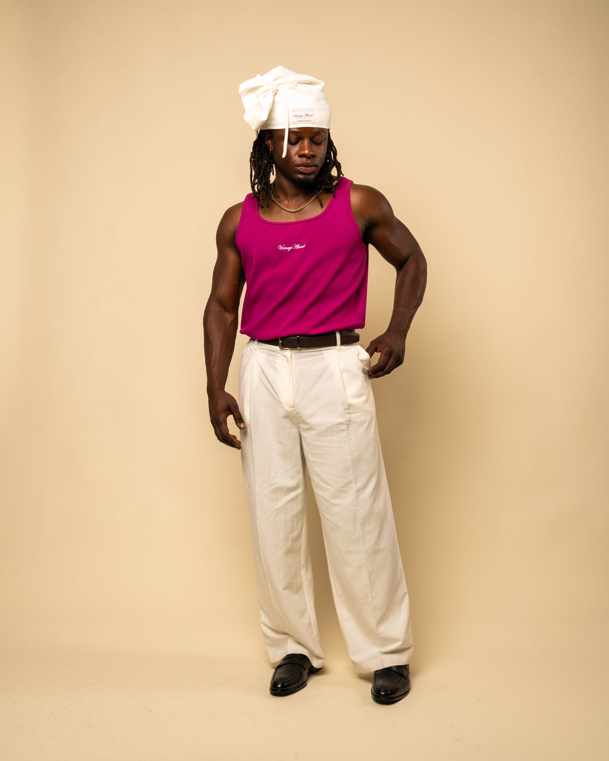Thrice Logo Square Collar Tank - "Dandy Purple"